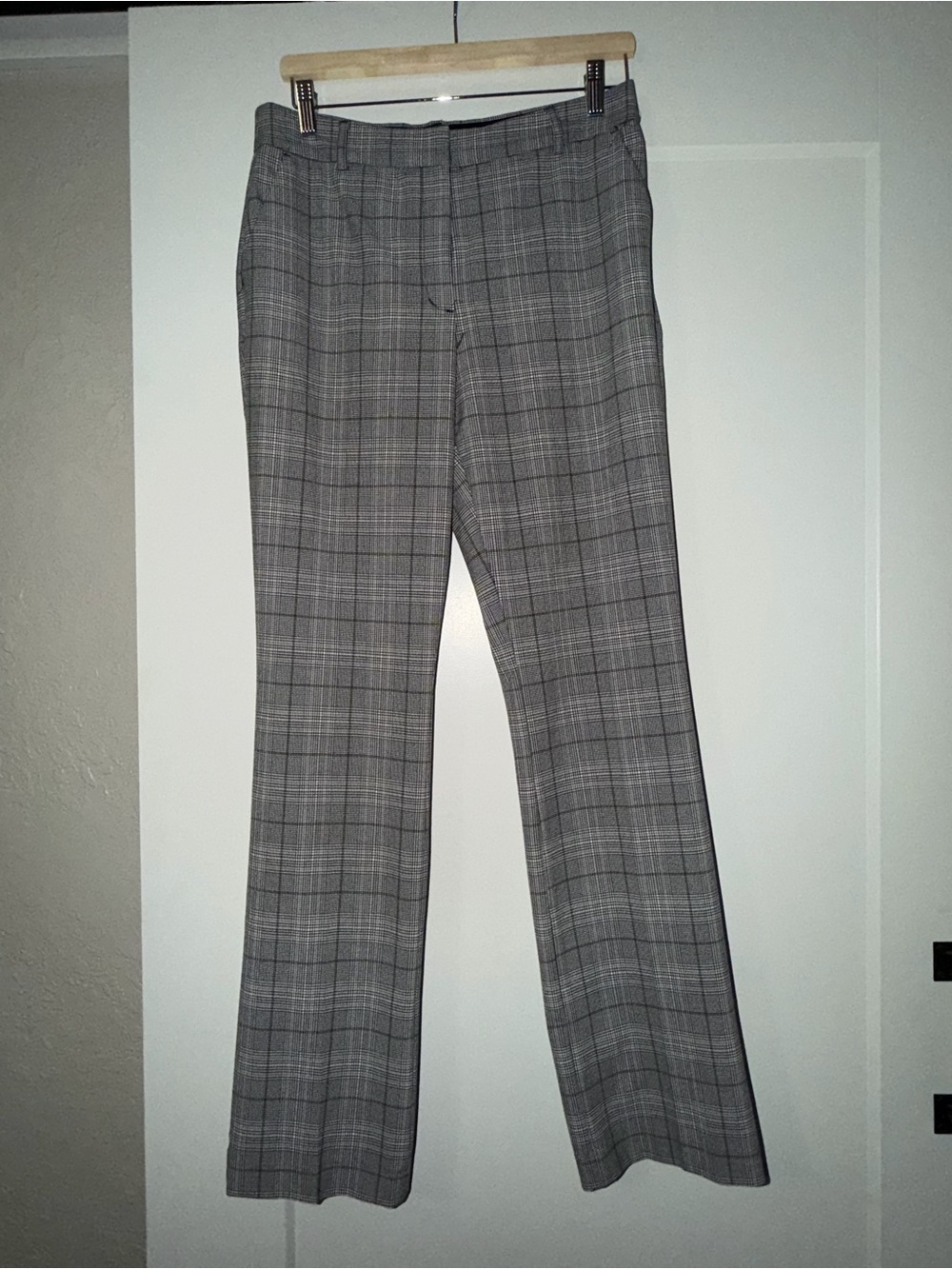Express Gray Plaid Men's Dress Pants